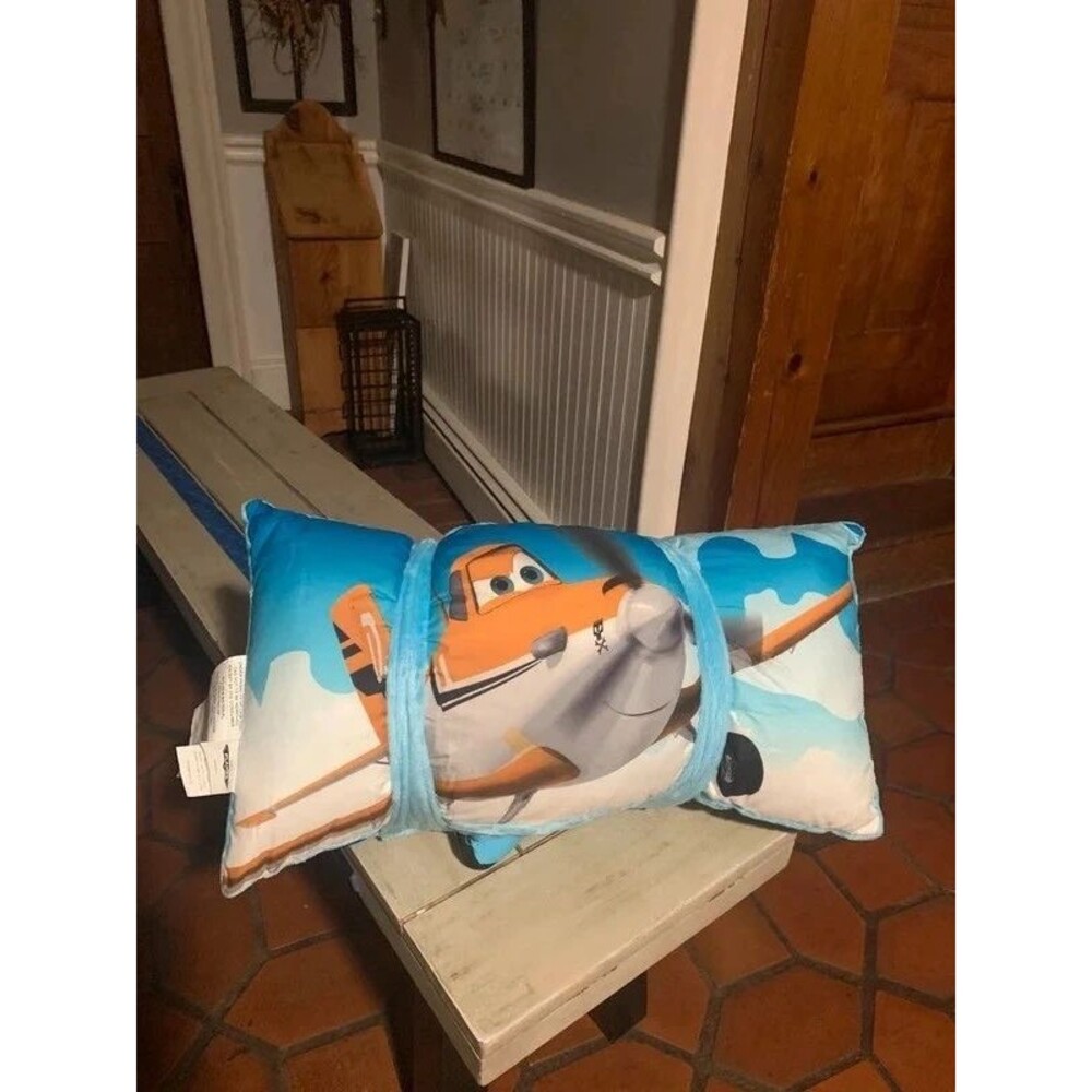 Disney Plane Sleeping bag with Pillow Combo